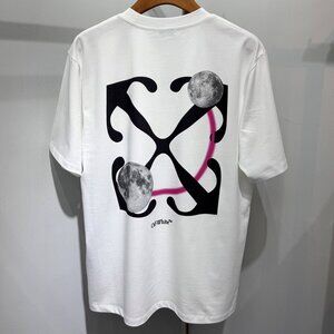 Off-White Double Moon Arrow White T-Shirt